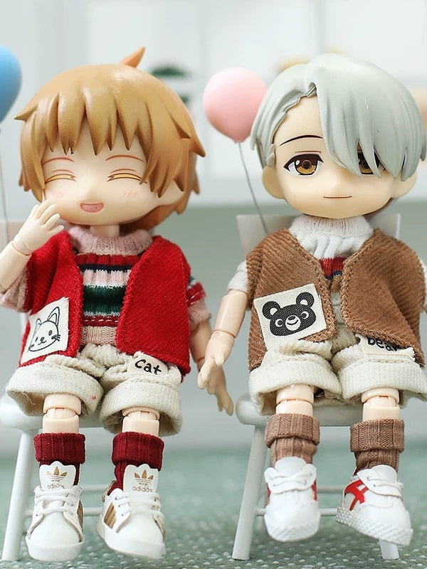 Handmade Outfit for Obitsu/GSC, Weekend Ease Casual Clothing Set