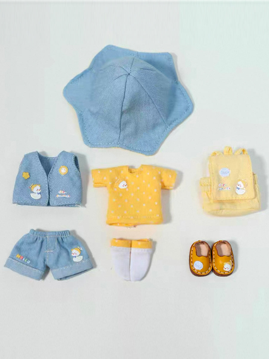 Handmade Outfit for Obitsu/GSC, Colorful Casual Clothing Set
