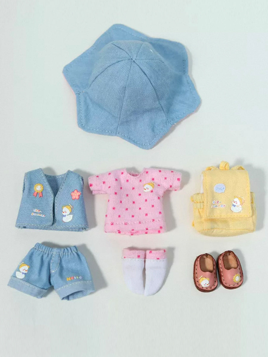 Handmade Outfit for Obitsu/GSC, Colorful Casual Clothing Set