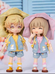 Handmade Outfit for Obitsu/GSC, Colorful Casual Clothing Set