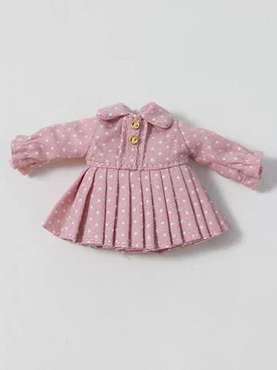 Handmade Outfit for Obitsu/GSC, Academic Angel Pleated Dress