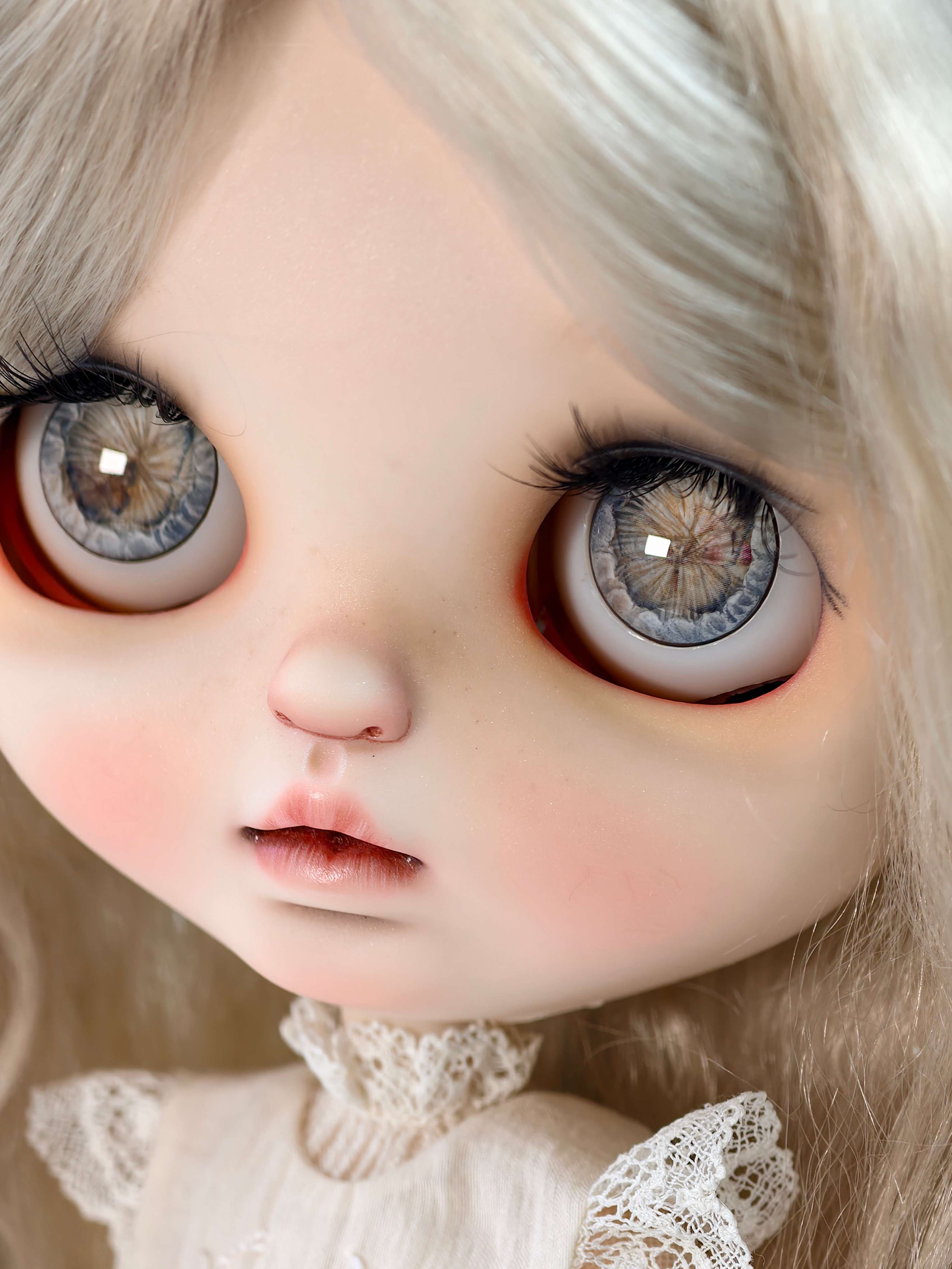 Handmade Blythe Eyechips,Grey Tone, Butterfly