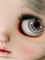 Handmade Blythe Eyechips,Reddish-Brown Tone, Crystal