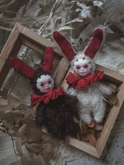 Dark Series Masked Animal Plushies Flat Lay | ToastDoll