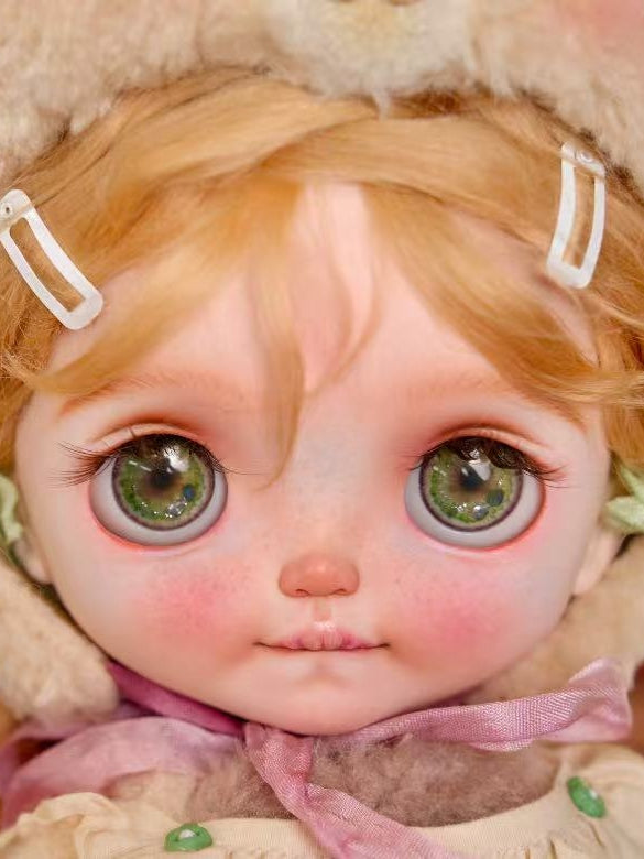 OOAK Custom Blythe Doll For Commission,Pouting Girl