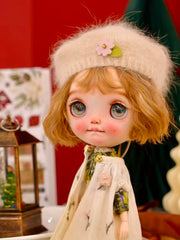 Linen Custom Blythe OOAK Front View | ToastDoll