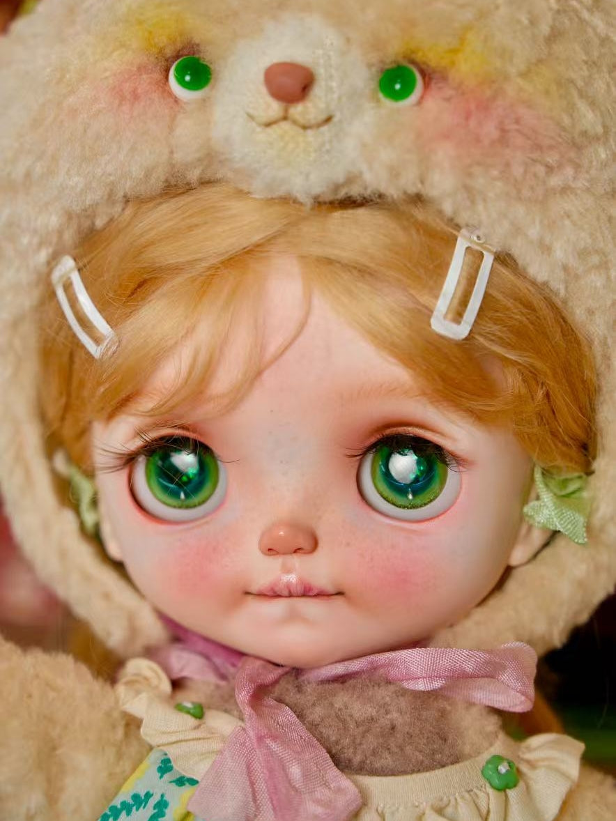 OOAK Custom Blythe Doll For Commission,Pouting Girl