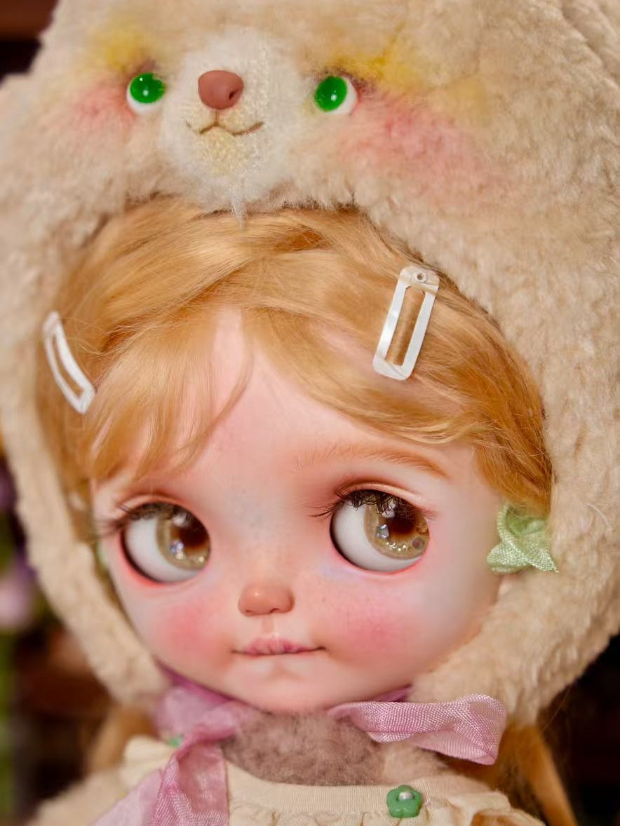 OOAK Custom Blythe Doll For Commission,Pouting Girl