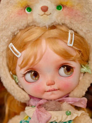 OOAK Custom Blythe Doll For Commission,Pouting Girl