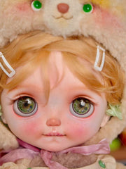 OOAK Custom Blythe Doll For Commission,Pouting Girl