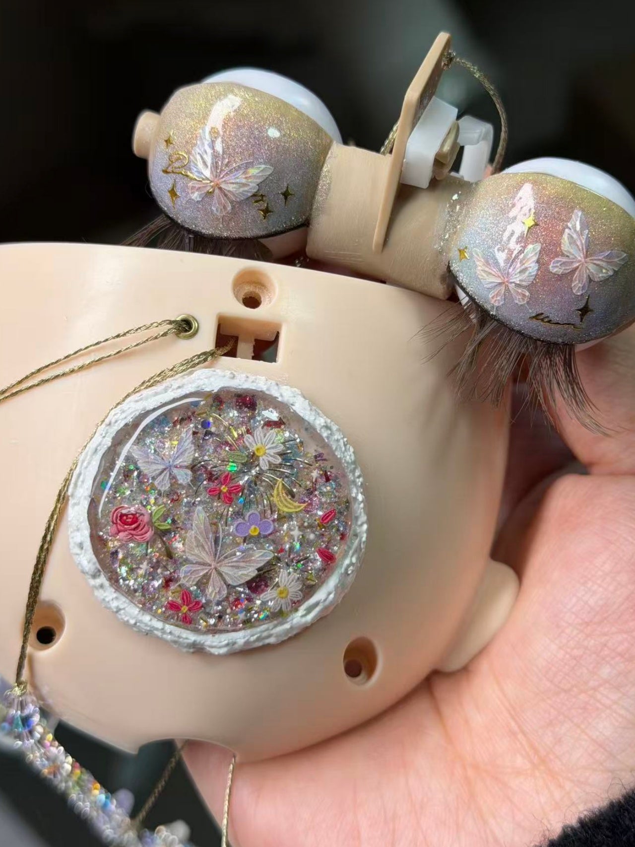 Mabel Custom Blythe OOAK Eyelids | ToastDoll
