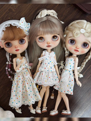 Rainbow Heart Printed Blythe Outfit | ToastDoll