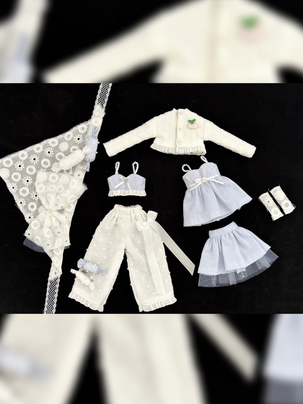 Cool Breeze Casual Blythe Outfit Flat Lay | ToastDoll