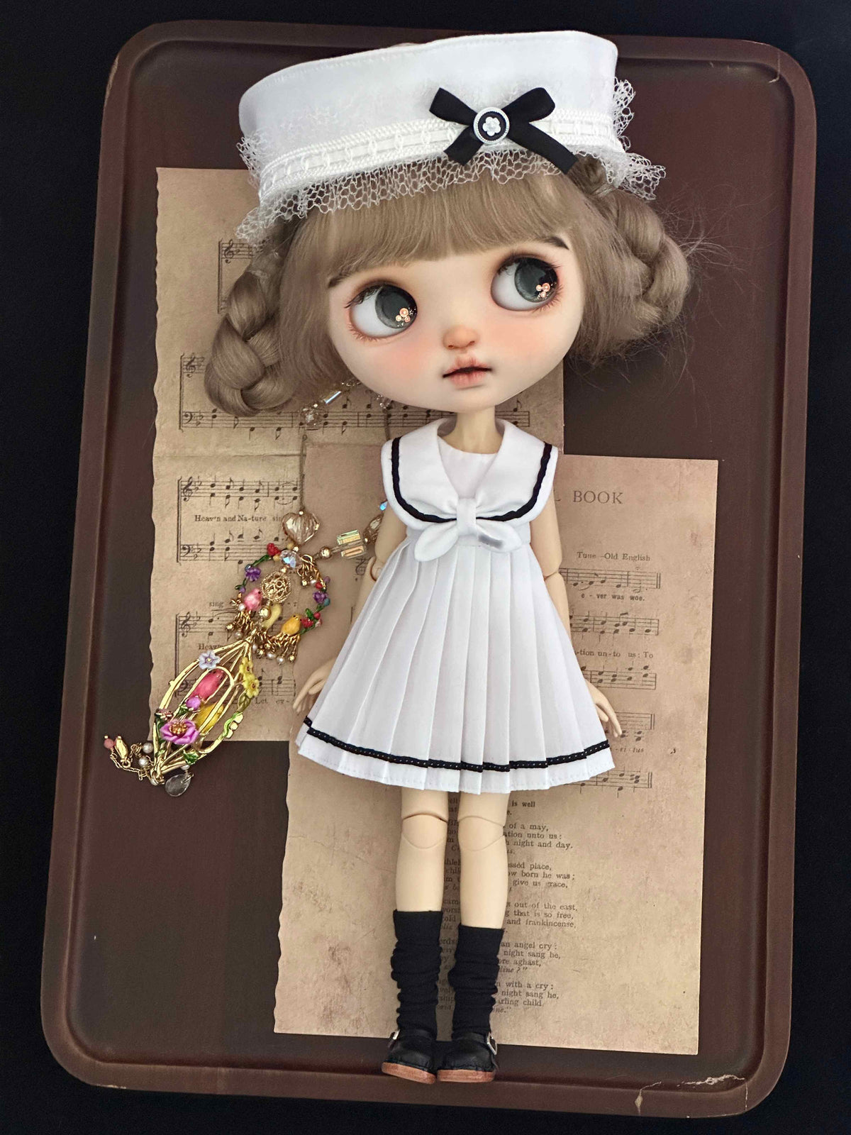 Preppy Marine Academy Blythe Outfit | ToastDoll