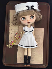 Preppy Marine Academy Blythe Outfit | ToastDoll