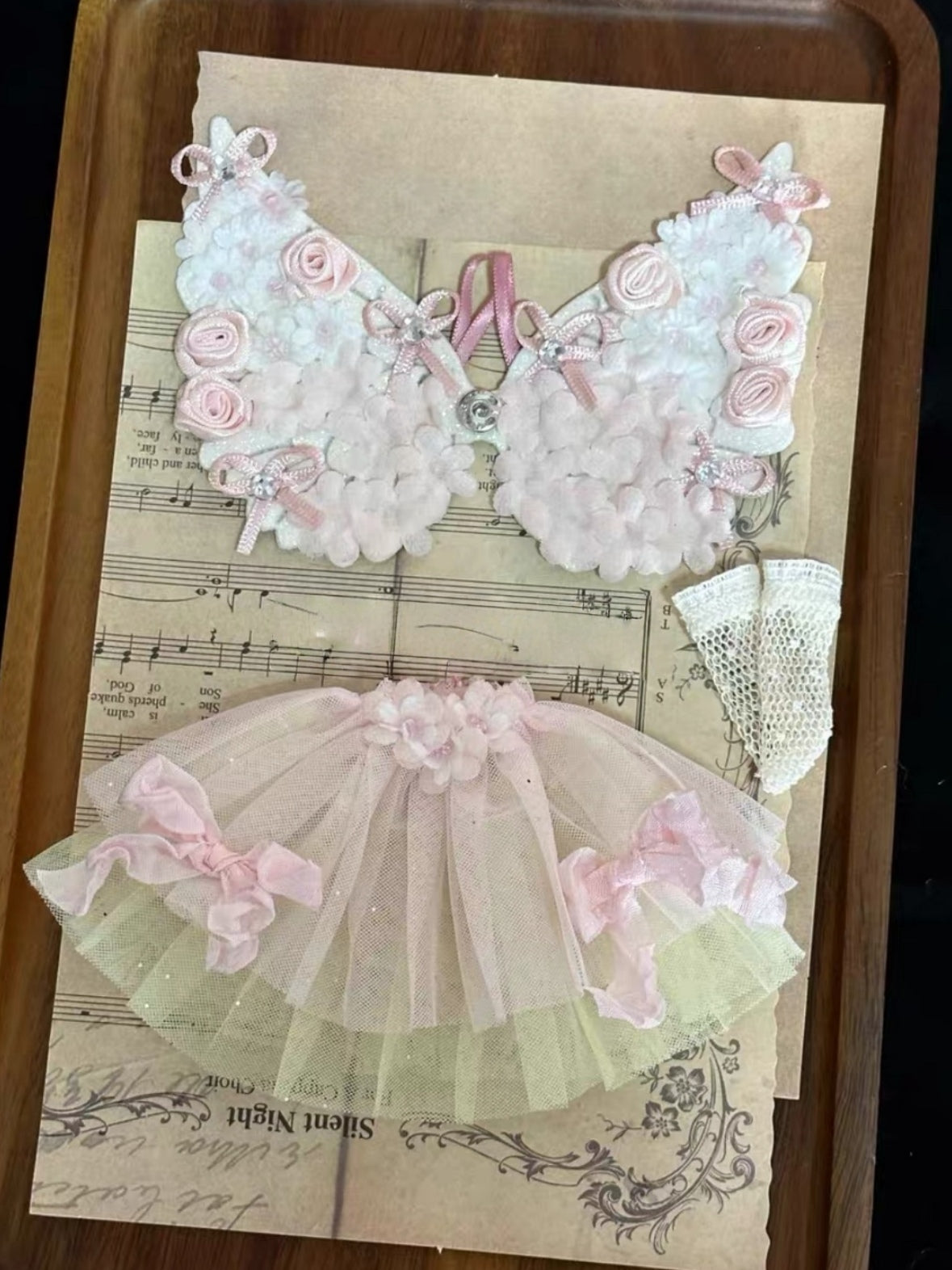 Pixie Fairy Tulle OB11 Outfit - Handmade Doll Clothes - ToastDoll
