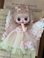 Pixie Fairy Tulle OB11 Outfit On Doll Display | ToastDoll