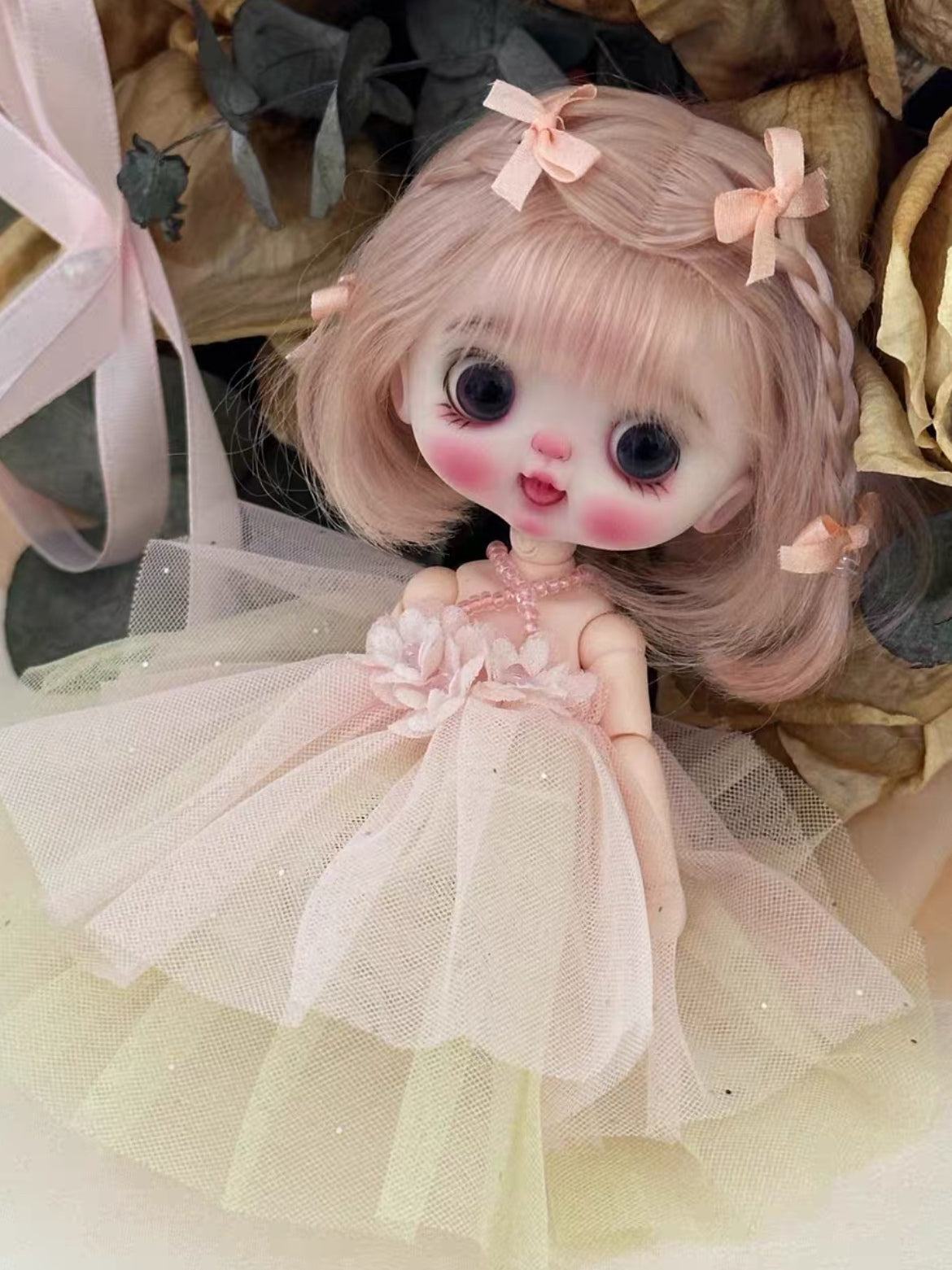 Pixie Fairy Tulle OB11 Outfit Close-up | ToastDoll