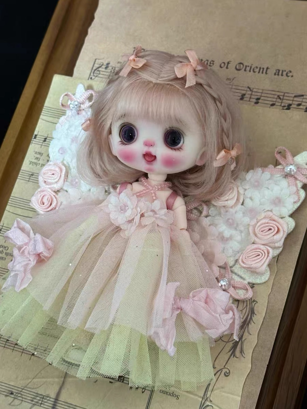 Pixie Fairy Tulle OB11 Outfit Full Body View | ToastDoll