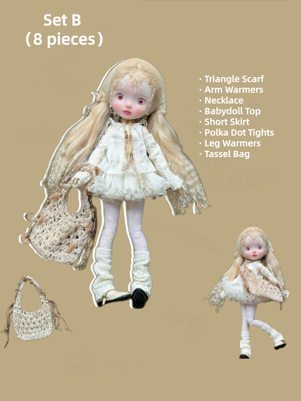 Cozy Mori 1/6 BJD Outfit Detail | ToastDoll