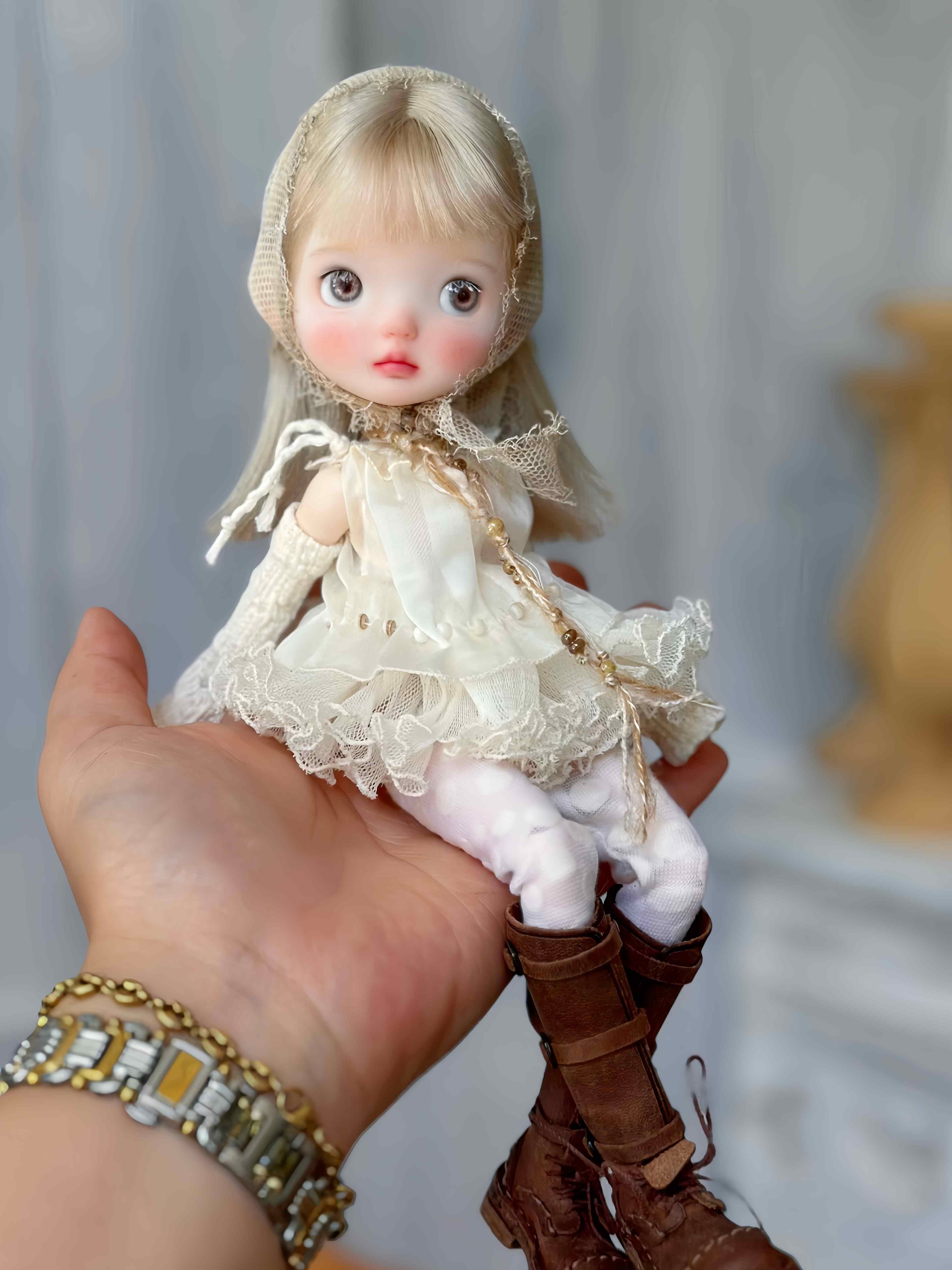 Cozy Mori 1/6 BJD Outfit Sitting Pose | ToastDoll