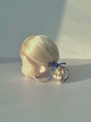 Blonde Braided Buns BJD Wig - Handmade Doll Hair - ToastDoll