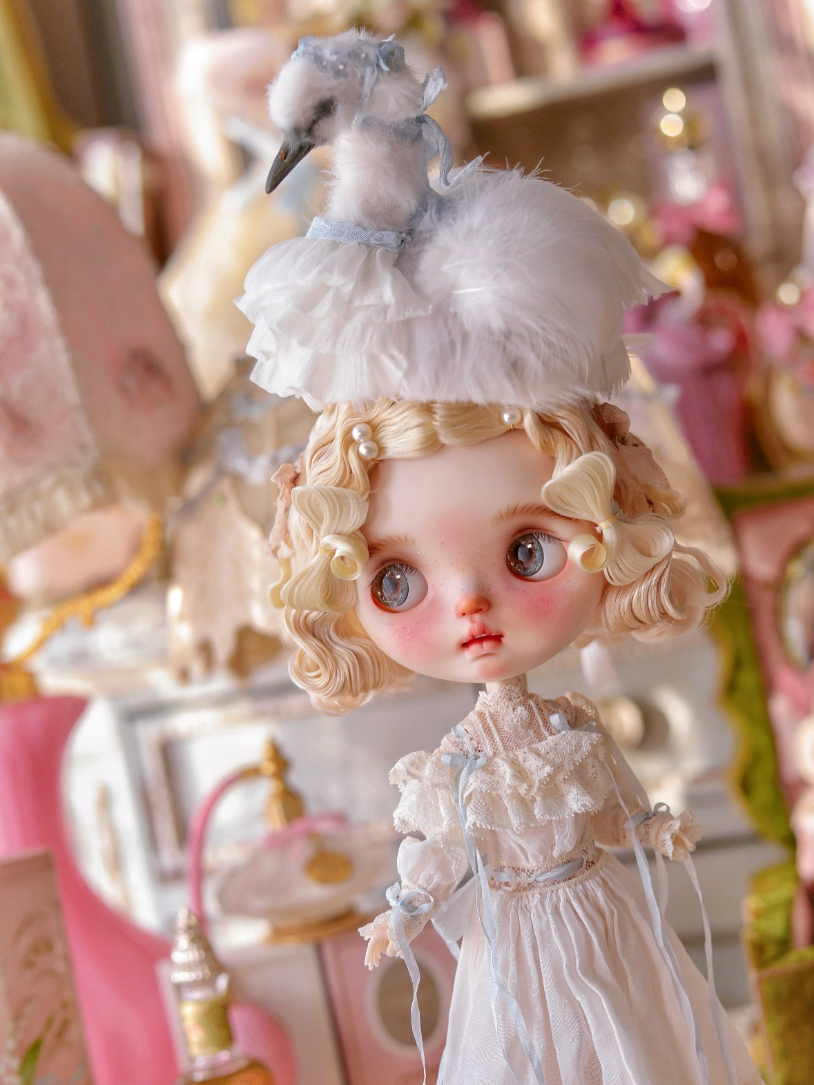 Destiny Twins Custom Blythe OOAK Close-up | ToastDoll