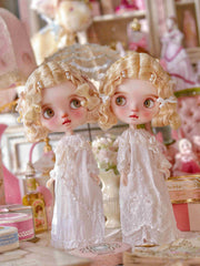 Destiny Twins Custom Blythe OOAK Front View | ToastDoll