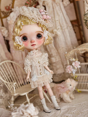 Cecilia Custom Blythe OOAK Front View | ToastDoll