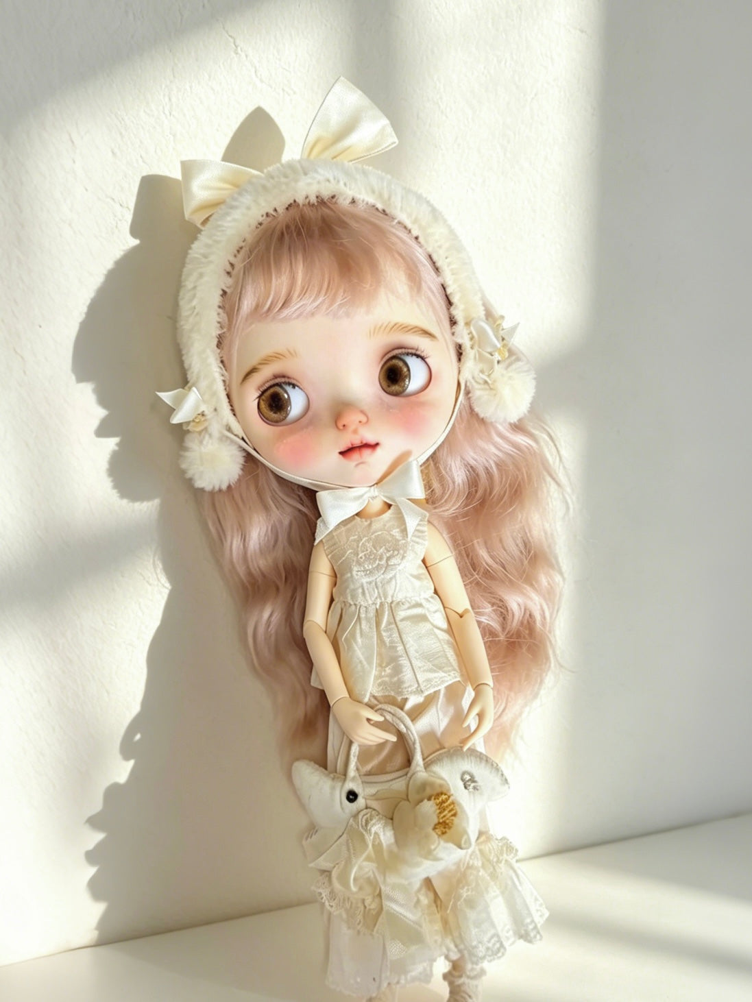 Alba Ivory Blythe OOAK - Sweet Duo Doll - ToastDoll