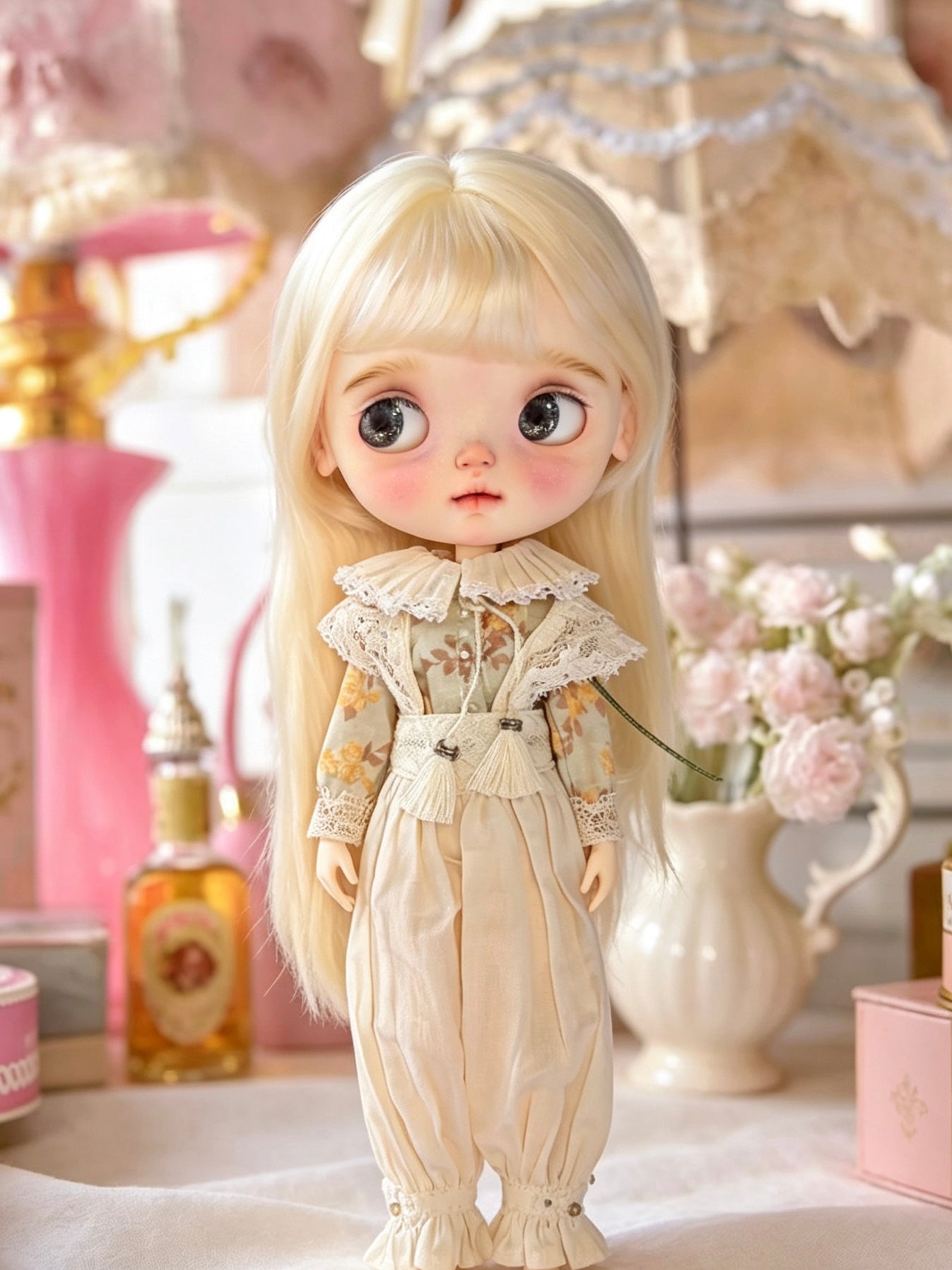 Alba Ivory Blythe OOAK - Sweet Duo Doll - ToastDoll