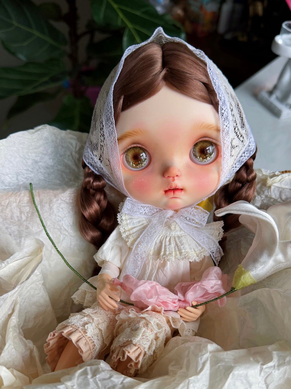 Lilian Custom Blythe OOAK - Cute Doll - ToastDoll