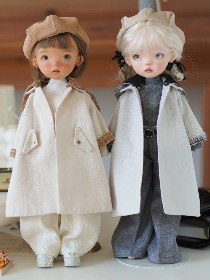 Warm Coat Blythe BJD Outfit On Doll Display | ToastDoll