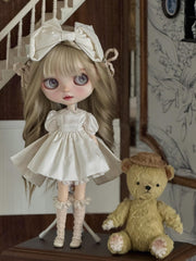 Classic White Blythe BJD Dress | ToastDoll