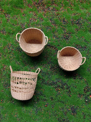 Handmade Miniature Props for BJD/Blythe/Obitsu, Rattan Style Laundry Basket
