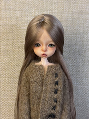 Long Straight 1/6 BJD Mohair Wig - Handmade Doll Hair - ToastDoll