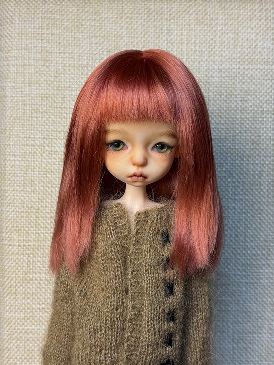 Multicolor Mix Style 1/6 BJD Mohair Wig - Handmade Doll Hair-ToastDoll