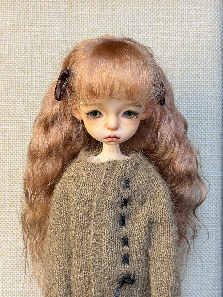 Multicolor Mix Style 1/6 BJD Mohair Wig - Handmade Doll Hair-ToastDoll