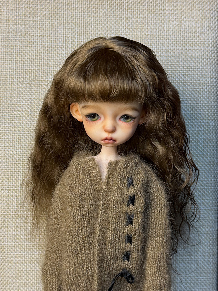 Multicolor Mix Style 1/6 BJD Mohair Wig - Handmade Doll Hair-ToastDoll