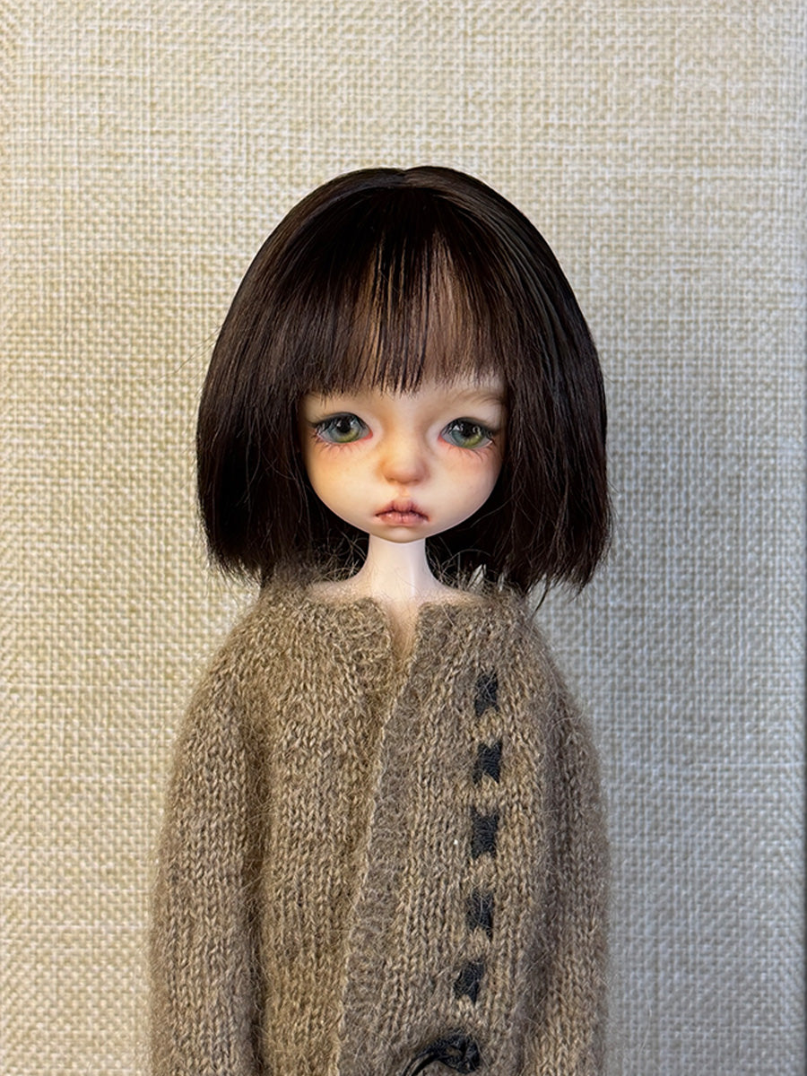 Multicolor Mix Style 1/6 BJD Mohair Wig - Handmade Doll Hair-ToastDoll