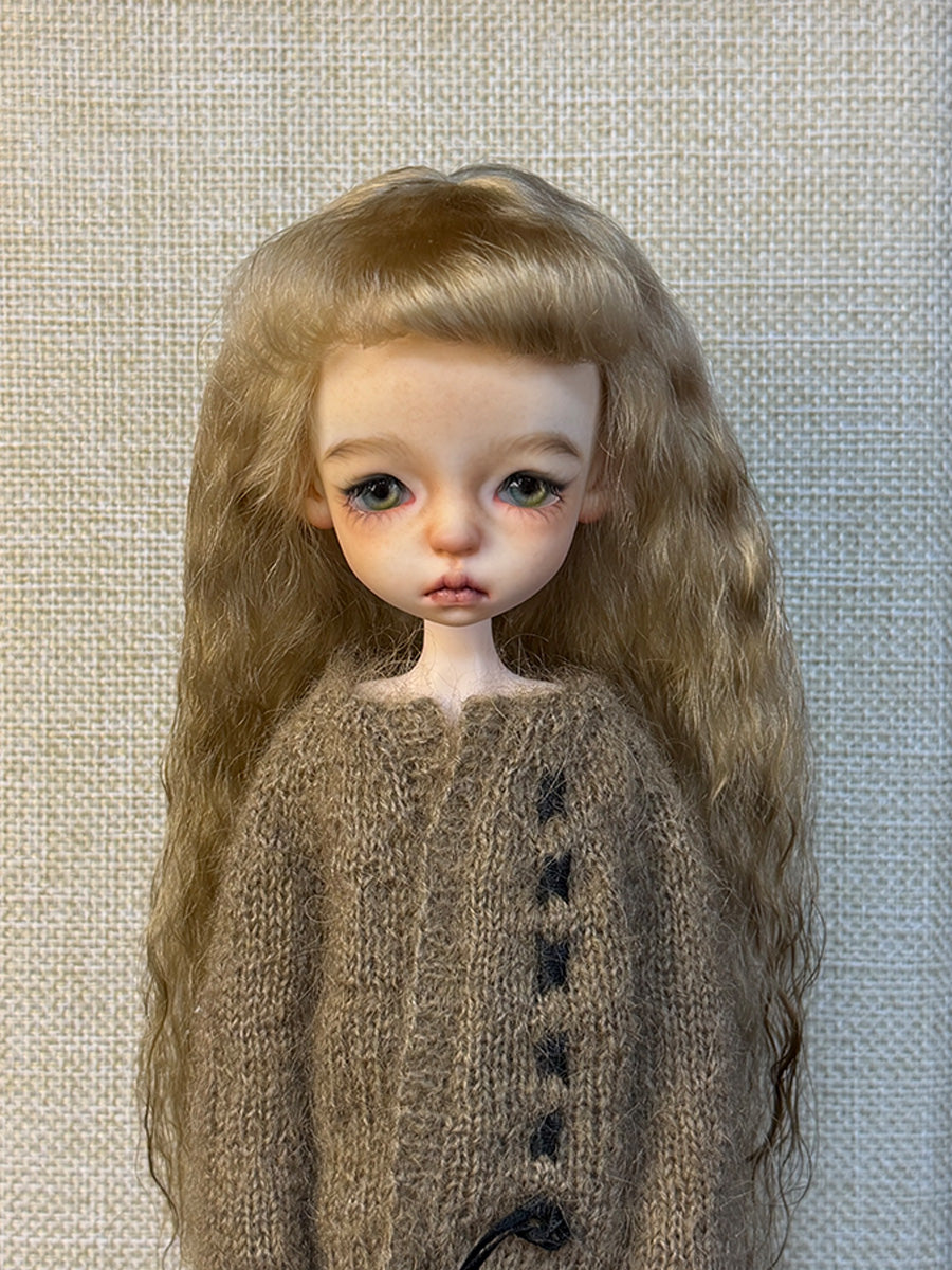 Multicolor Mix Style 1/6 BJD Mohair Wig - Handmade Doll Hair-ToastDoll