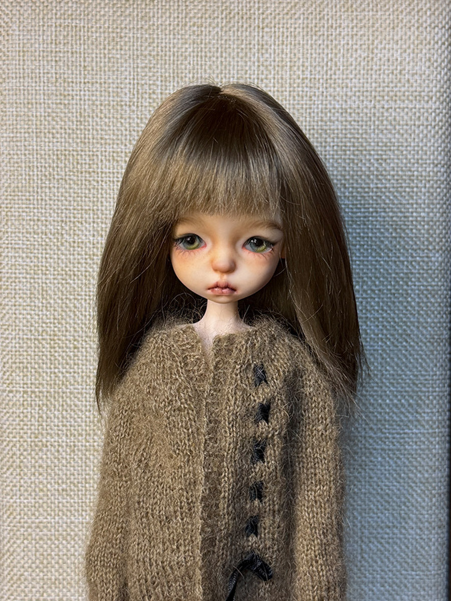 Multicolor Mix Style 1/6 BJD Mohair Wig - Handmade Doll Hair-ToastDoll
