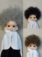 Afro Curly 1/6 BJD Mohair Wig | ToastDoll