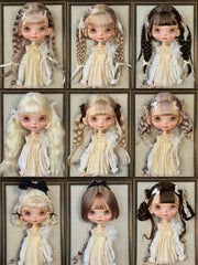 Braided Twin Tail Short Blythe Wig | ToastDoll