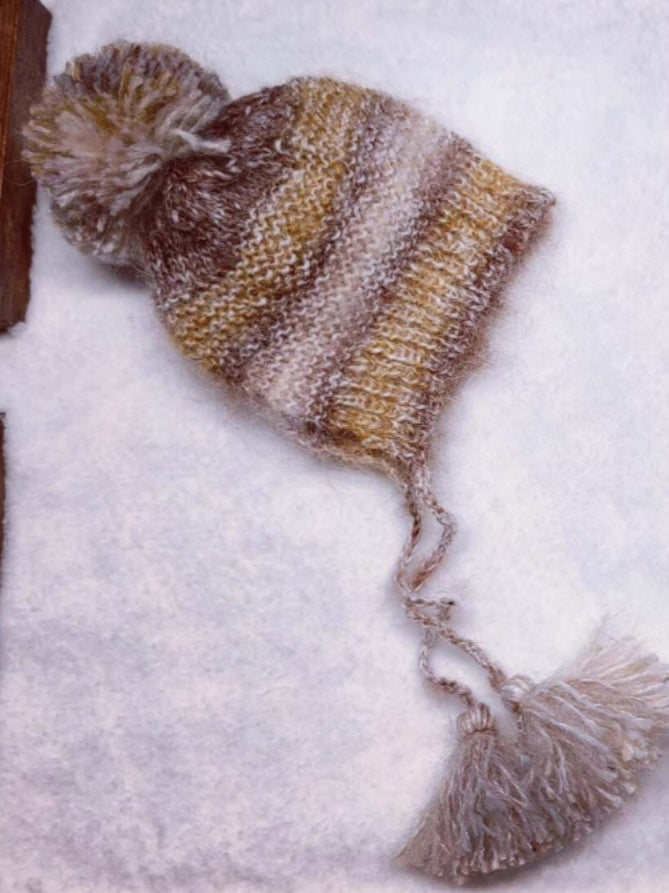 Vintage Wool Cap 1/6 BJD Hat Close-up | ToastDoll