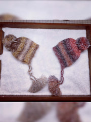 Vintage Wool Cap 1/6 BJD Hat Flat Lay | ToastDoll