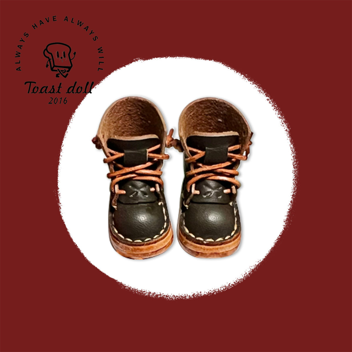 Handmade Shoes for Blythe,  Solid Color High Top Leather Shoes