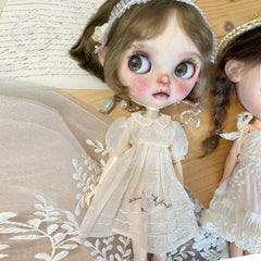 Handmade Outfit for Blythe/Pullip, Ｗhite Dress Set